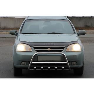 Передняя дуга WT003 (60 мм, нерж.) Chevrolet Lacetti 2003-2024 гг. фото 2