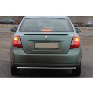 Задняя Защита AK002 (42мм, Нержавейка) Chevrolet Lacetti 2003-2024 гг. фото 1