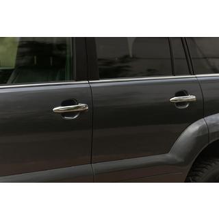 Хромированные Накладки на Ручки (4 шт) Lexus GX470 2002-2009 гг. фото 1