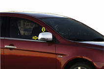 Mitsubishi Lancer 9 2004-2008 гг. Хромированные Накладки на Зеркала (2 шт.) Полированная Нержавеющая Сталь фото 5