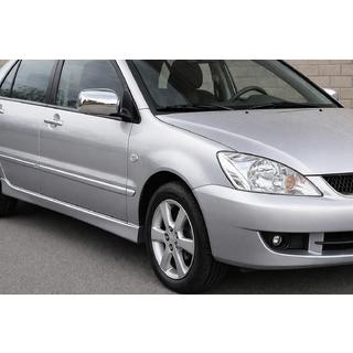 Хромированные Накладки на Зеркала (2 шт.) Mitsubishi Lancer 9 2004-2008 гг. фото 1