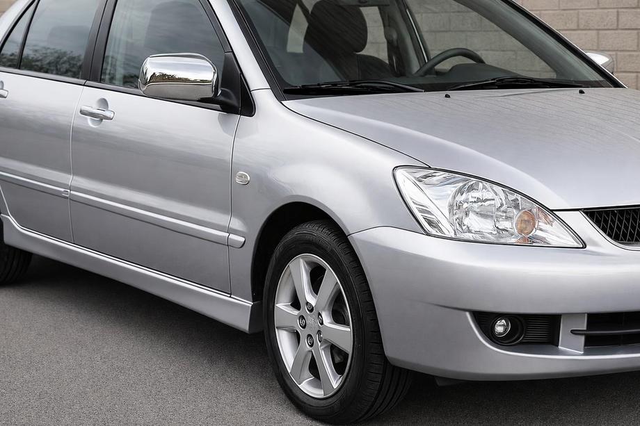 Mitsubishi Lancer 9 2004-2008 гг. Хромированные Накладки на Зеркала (2 шт.) Полированная Нержавеющая Сталь Image
