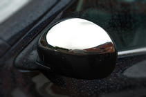 Nissan Juke 2010-2019 гг. Хром Накладки на Зеркала 2010-2014 (2 шт., Нержавейка) Carmos - Турецкая сталь фото 2