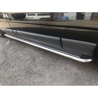Боковые Подножки Premium (2 шт., Нержавейка) Nissan Primastar 2002-2014 гг. фото 1