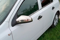 Opel Astra H 2004-2013 гг. Хромированные Накладки на Зеркала (2004-2010, 2 шт) фото 7