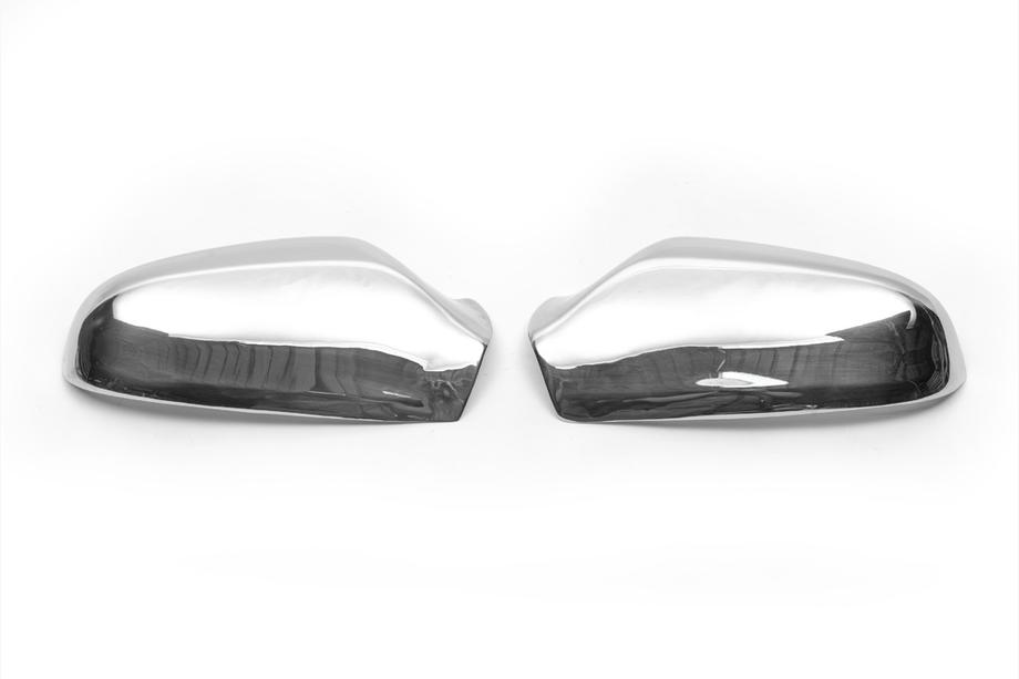 Opel Astra H 2004-2013 гг. Хромированные Накладки на Зеркала (2004-2010, 2 шт) Полированная Нержавеющая Сталь Фото 2