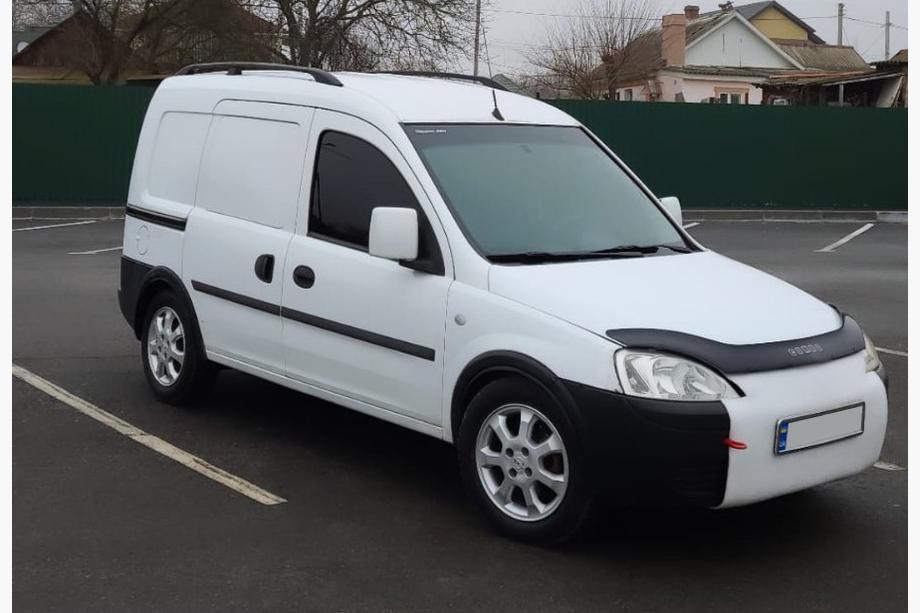 Opel Combo 2002–2012 гг. Черные рейлинги Фото 2