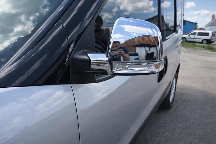 Opel Combo 2012-2018 гг. Накладки на Зеркала (2 шт, ABS) Image