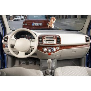 Накладки на Панель Приборов Nissan Micra K12 2003-2010 гг. фото 1