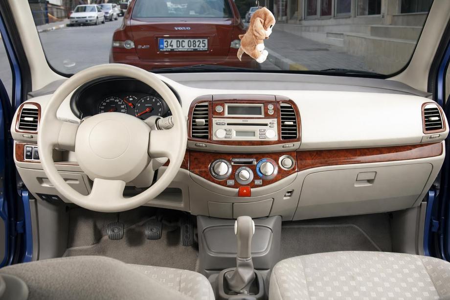 Nissan Micra K12 2003-2010 гг. Накладки на Панель Приборов Алюминий Image