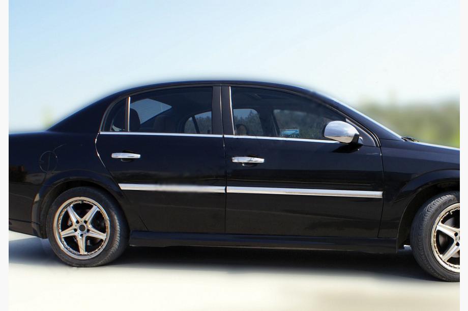 Opel Vectra C 2002-2008 гг. Наружные молдинги окон нержавейка (4 шт) Carmos - Турецкая Нержавеющая Сталь Фото 3