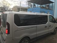 Opel Vivaro 2015-2019 гг. Хромированные Рейлинги Короткая, Пластиковые Ножки фото 5