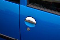 Peugeot 107 2005-2014 гг. Накладки на дверные ручки из нержавеющей стали фото 5