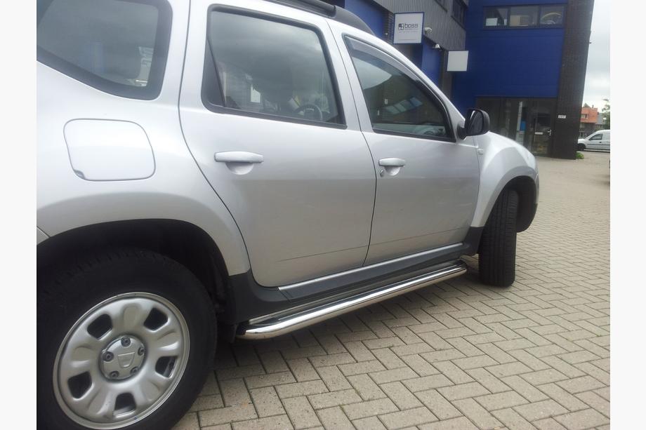 Renault Duster 2008–2017 гг. Боковые Подножки Premium (2 шт., Нержавейка) 60 мм Image