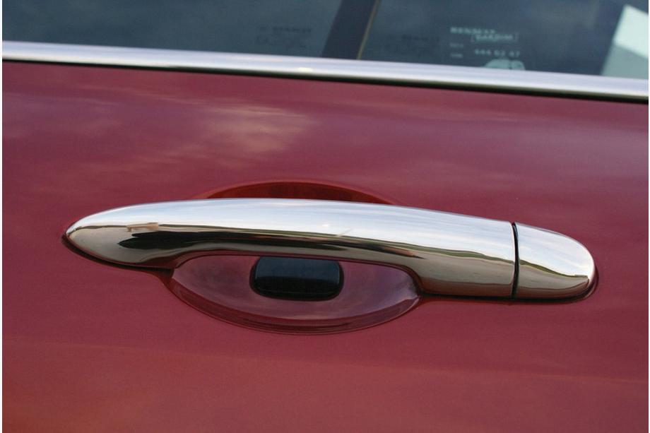 Renault Koleos 2008-2016 гг. Хромированные Накладки на Ручки (Нержавейка) 4 шт, Carmos - Турецкая сталь Image