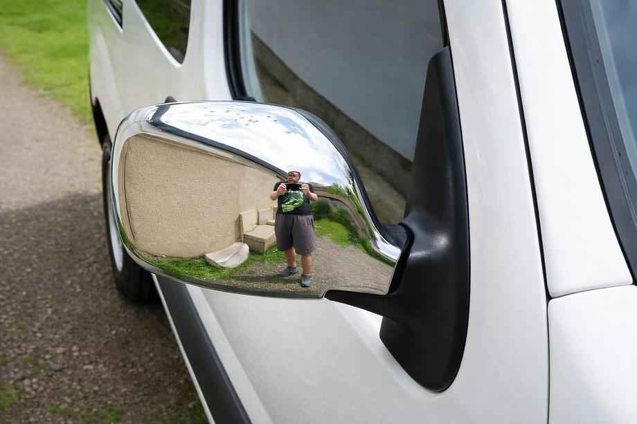 Renault Kangoo 1998-2008 гг. Хромированные Накладки на Зеркала (2004-2008, 2 шт) Image