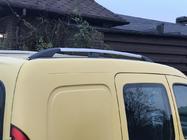 Renault Kangoo 1998-2008 гг. Хромированные Рейлинги Стандартная база, пластиковые ножки фото 6