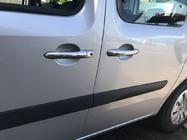 Renault Kangoo 2008–2020 гг. Накладки на дверные ручки из нержавеющей стали 3 шт, Carmos - Турецкая сталь фото 3