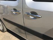 Renault Kangoo 2008–2020 гг. Накладки на дверные ручки из нержавеющей стали 3 шт, Carmos - Турецкая сталь фото 5