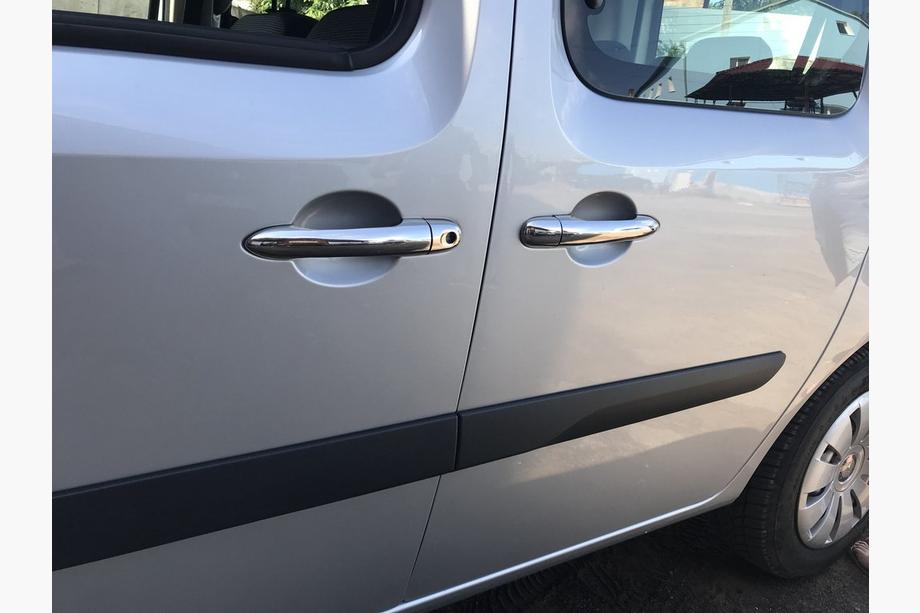 Renault Kangoo 2008–2020 гг. Накладки на дверные ручки из нержавеющей стали 4 шт, Carmos - Турецкая сталь Фото 3