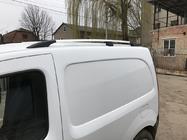 Renault Kangoo 2008–2020 гг. Хромированные Рейлинги Стандартная база, пластиковые ножки фото 9