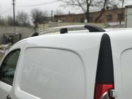 Renault Kangoo 2008–2020 гг. Хромированные Рейлинги Стандартная база, пластиковые ножки фото 12