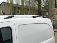 Renault Kangoo 2008–2020 гг. Хромированные Рейлинги Стандартная база, пластиковые ножки фото 14