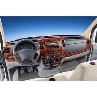 Накладки на панель приборов (50 деталей) Volkswagen Crafter 2006-2016 гг. фото 1