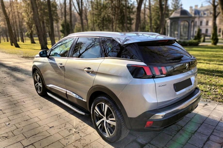 Peugeot 3008 2016-2023 гг. Боковые Подножки Fullmond (2 шт, Алюминий) Image