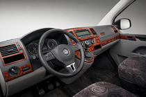 Volkswagen T5 2010-2015 гг. Накладки на Панель Приборов Алюминий фото 1