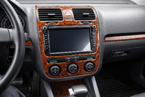 Volkswagen Golf 5 2003-2009 гг. Накладки на Панель Приборов Алюминий фото 16