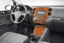 Volkswagen Golf Plus 2004-2014 гг. Накладки на Панель Приборов Карбон фото 1