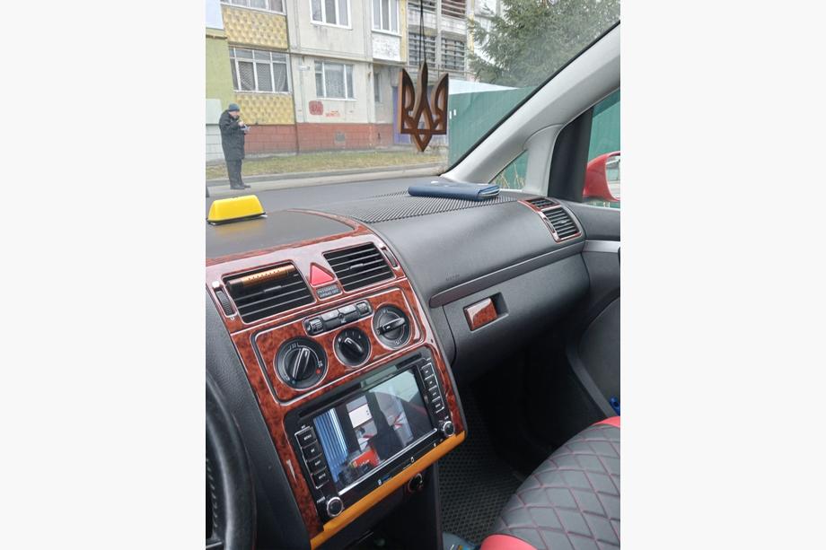 Volkswagen Touran 2003-2010 гг. Накладки на Панель Приборов Алюминий Фото 8