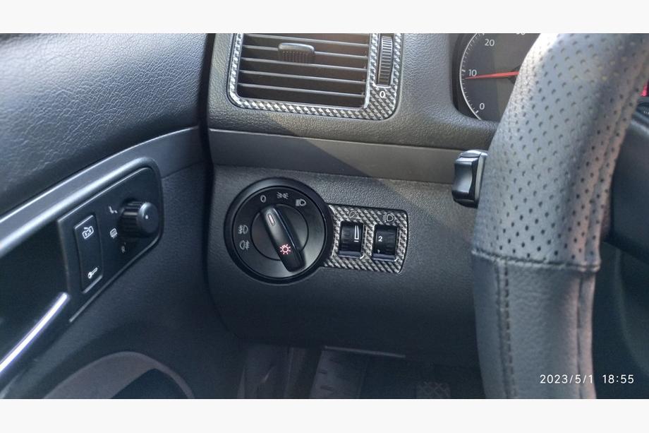 Volkswagen Touran 2003-2010 гг. Накладки на Панель Приборов Алюминий Фото 14