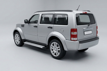 Dodge Nitro 2006-2011 гг. Боковые Подножки Maya V2 (2 шт., Алюминий) фото 1