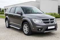 Dodge Journey 2008-2020 гг. Боковые Подножки Maya V2 (2 шт., Алюминий) фото 1