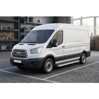 Боковые Подножки Maya V2 (2 шт., Алюминий) Ford Transit 2014- гг. фото 1