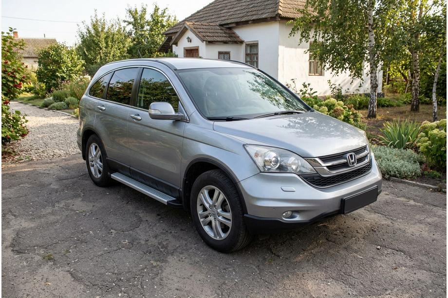 Honda CRV 2007-2011 гг. Боковые Подножки Maya V2 (2 шт., Алюминий) Image