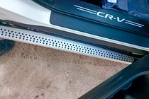 Honda CRV 2012-2016 гг. Боковые Подножки Maya V2 (2 шт., Алюминий) фото 3