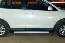 Honda CRV 2012-2016 гг. Боковые Подножки Maya V2 (2 шт., Алюминий) фото 7