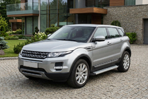 Range Rover Evoque 2012-2018 гг. Боковые Подножки Maya V2 (2 шт., Алюминий) фото 1