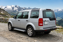 Land Rover Discovery III 2004–2009 гг. Боковые Подножки Maya V2 (2 шт., Алюминий) фото 1