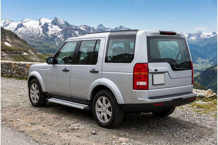 Land Rover Discovery III 2004–2009 гг. Боковые Подножки Maya V2 (2 шт., Алюминий) Image