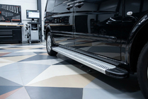 Mercedes Vito/V-class W447 2014- гг. Боковые Подножки Maya V2 (2 шт., Алюминий) фото 1