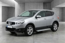 Nissan Qashqai 2010-2014 гг. Боковые Подножки Maya V2 (2 шт., Алюминий) фото 1