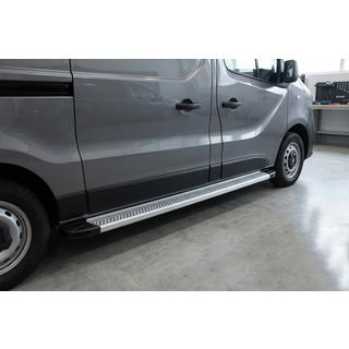 Боковые Подножки Maya V2 (2 шт., Алюминий) Opel Vivaro 2001–2015 гг. фото 1