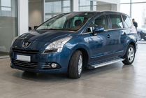 Peugeot 5008 2009-2016 гг. Боковые Подножки Maya V2 (2 шт., Алюминий) фото 1