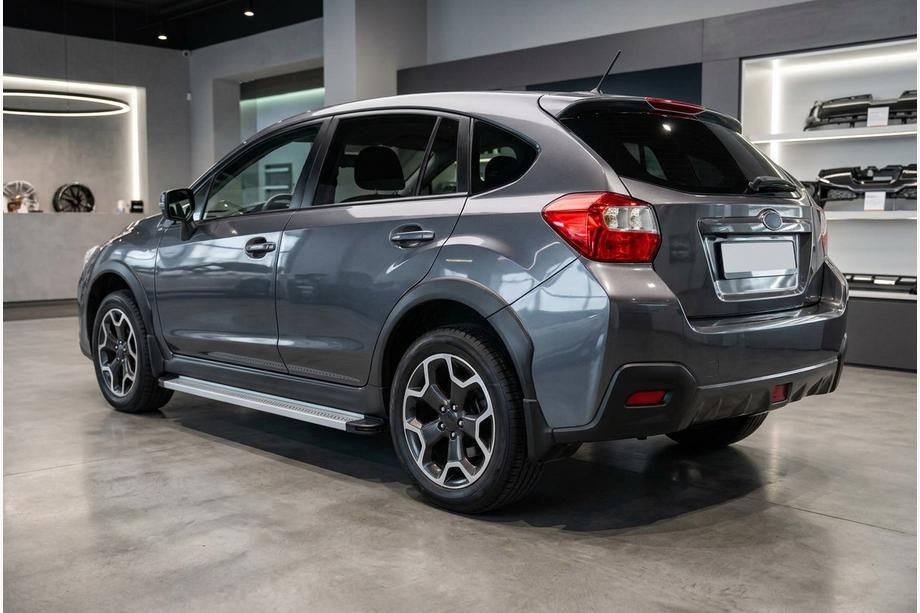 Subaru XV 2011-2017 гг. Боковые Подножки Maya V2 (2 шт., Алюминий) Image
