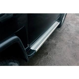 Боковые Подножки Maya V2 (2 шт., Алюминий) Toyota FJ Cruiser 2006-2022 гг. фото 4