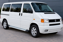 Volkswagen T4 Transporter 1990-2003 гг. Боковые Подножки Maya V2 (2 шт., Алюминий) Длинная База фото 1
